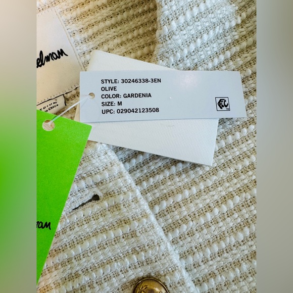 Sam Edelman Cream Textured Blazer NWT - Picture 9 of 11